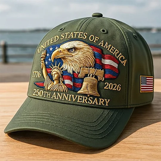 250Th Anniversary Celebration Of The Founding Of The United States, Washed Cotton Duckbill Cap