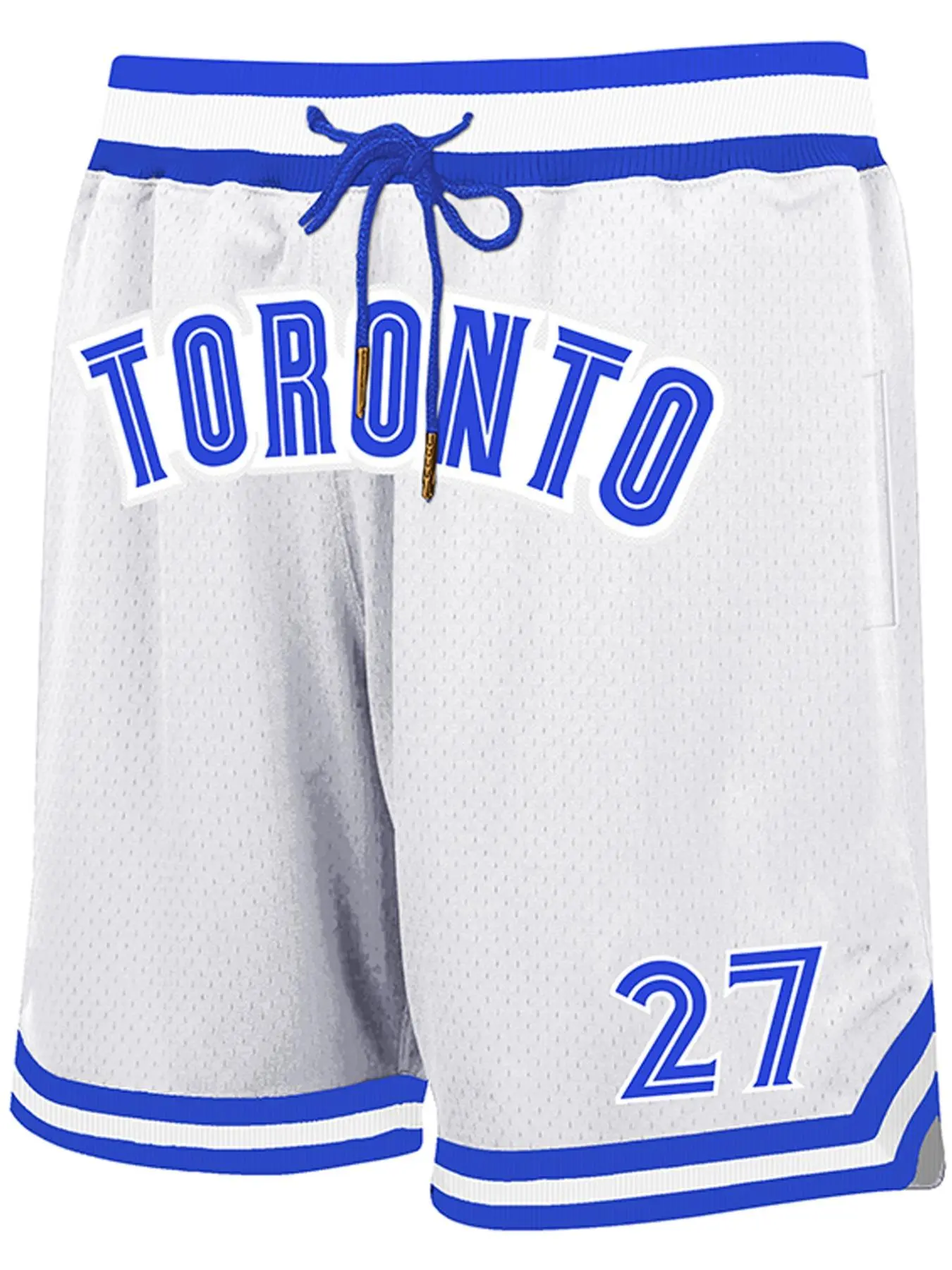 Men's Regular Fit Letter & Number Print Drawstring Waist Jersey Basketball Shorts