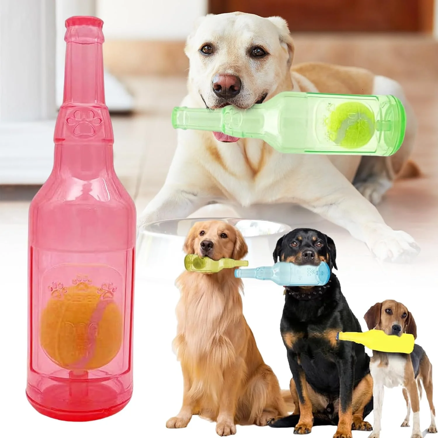 Bottle Chew Toys for Dogs