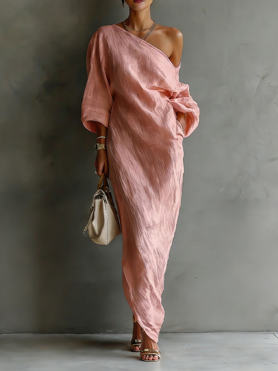 Women's Casual Off-the-shoulder Dress