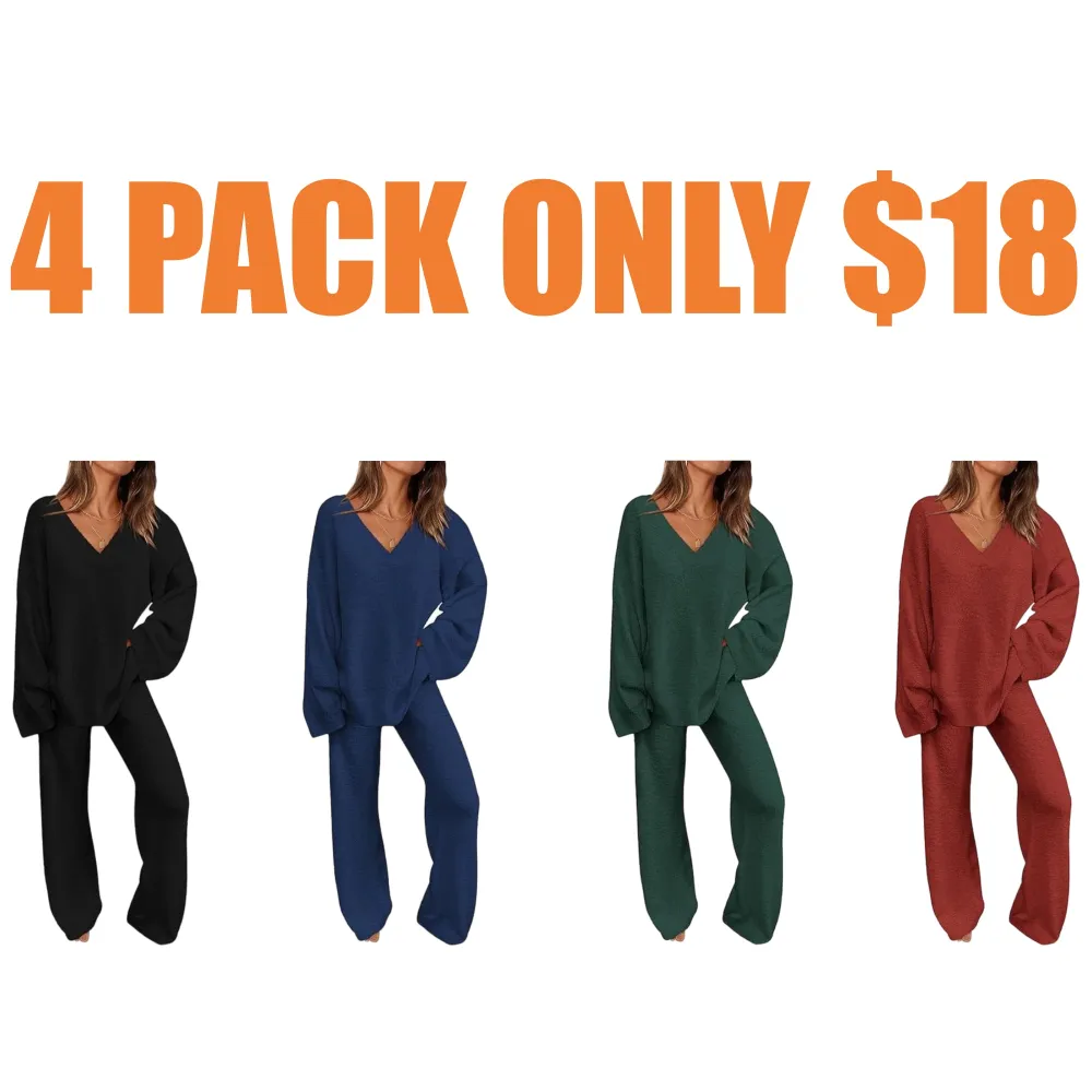 Women's Cash Soft Sweater&Pants Set