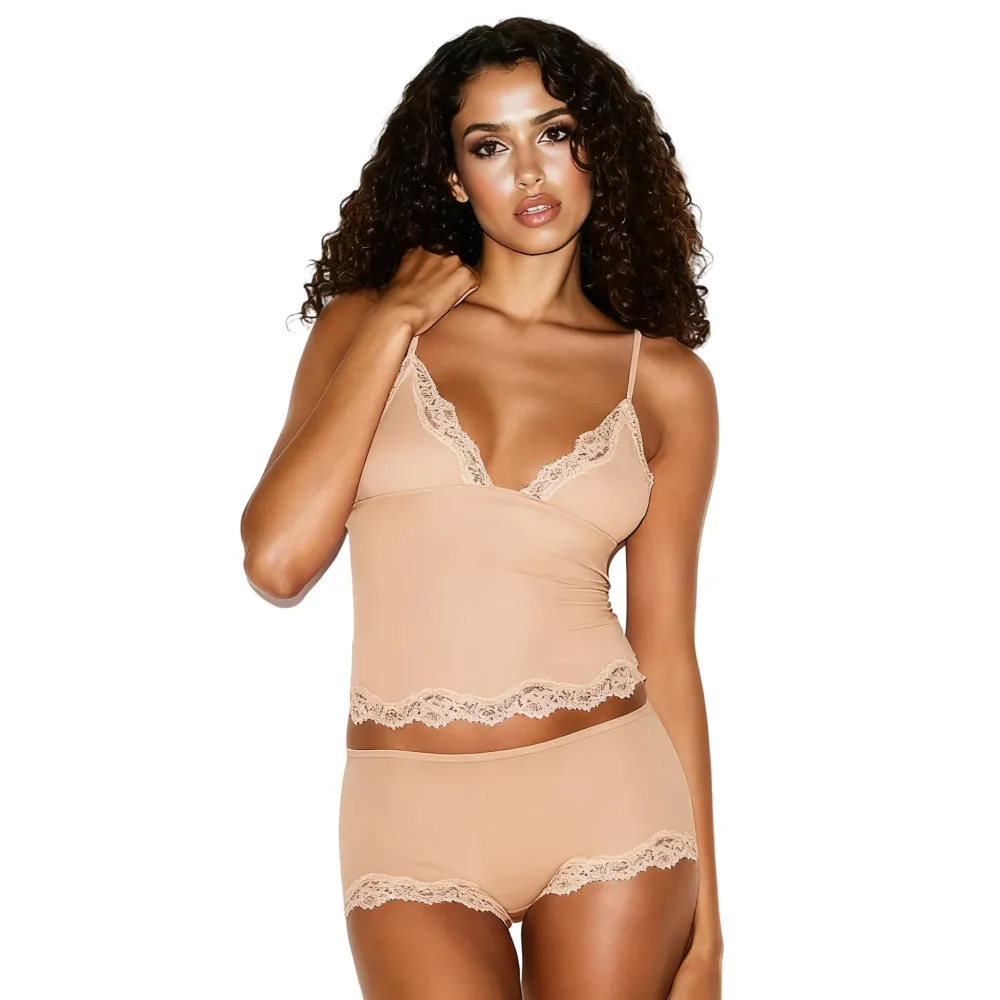 Women's Sexy Lace Wirefree Breathable Bralette & Panties Set