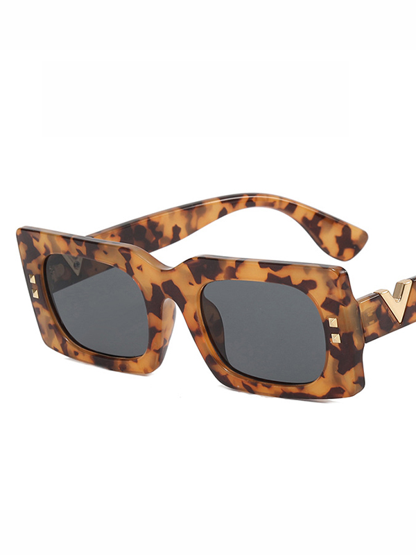 Geometric Sun-Protection Sunglasses Accessories