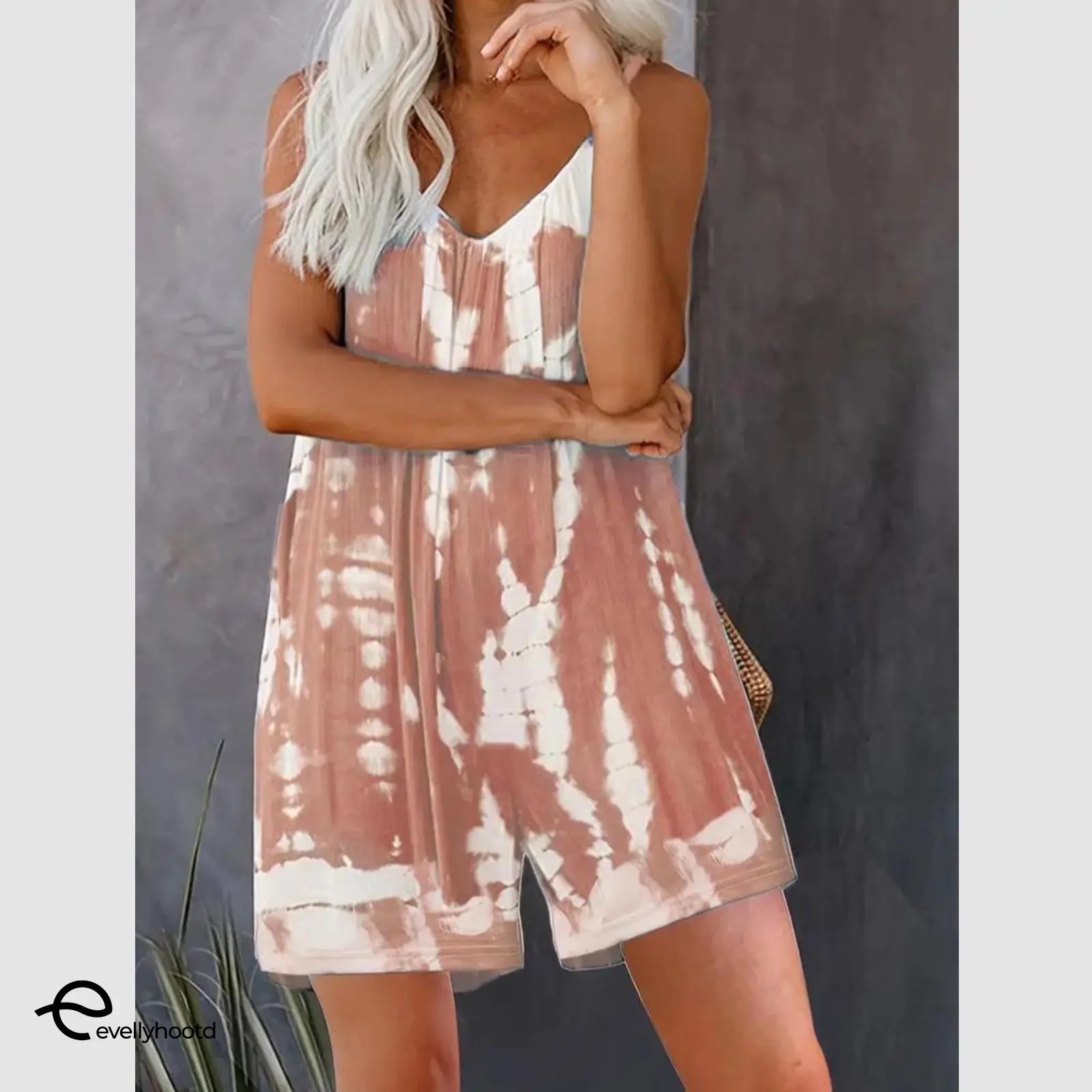 Plus Size Women Fashion Wide Leg Suspender Jumpsuit with Pockets Curvy Overalls