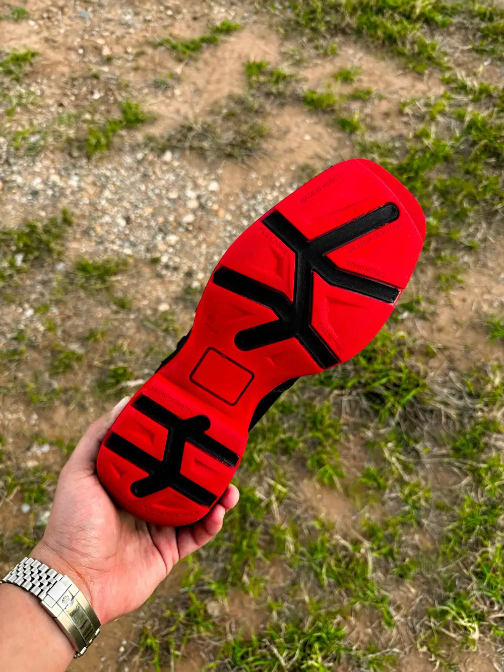 Black Cherry Python Leather Botin With 3D Lightweight Soles - Square Toe