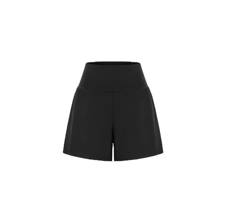 Women‘s High-Waisted  Yoga Shorts with Back & Side Pockets