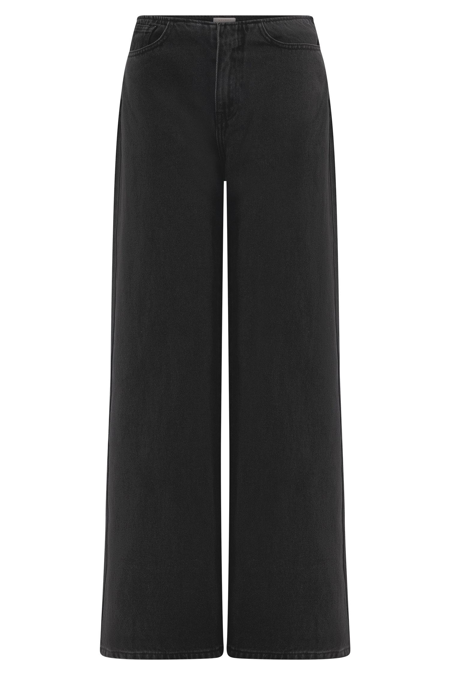 Black Mid Rise Denim Jeans