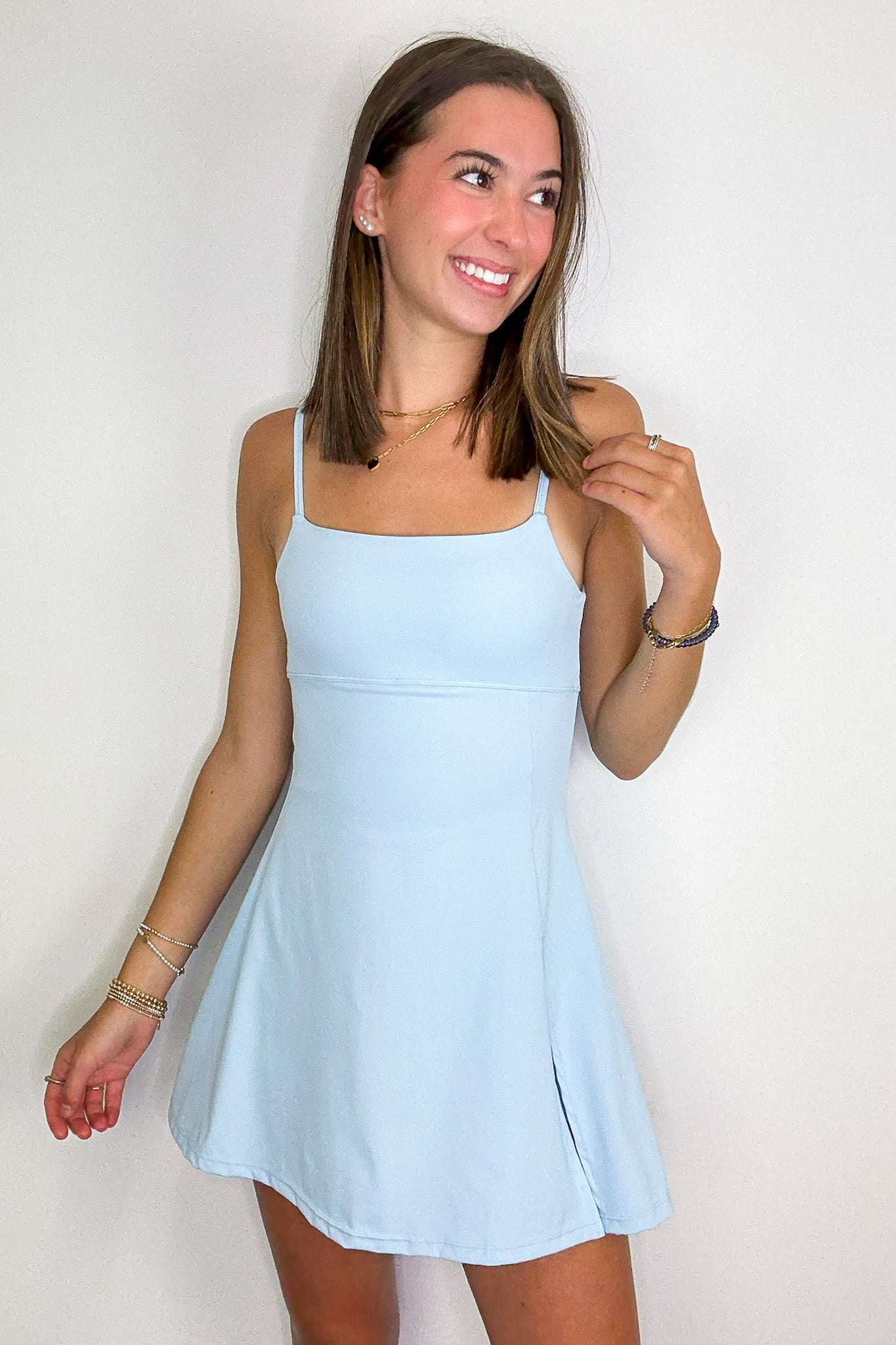 A-Line Mini Active Romper Dress