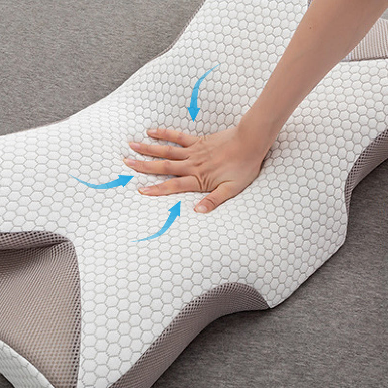 Practical Gifts - Cowhorn-shaped Breathable Memory Sponges Neck Care Pillow