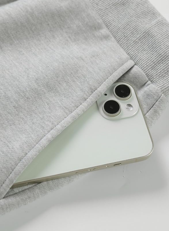 Mens 2 Piece Outfits Hoodie Sweatshirt Tracksuit Joggers Shorts Sweatsuit Set with Pockets