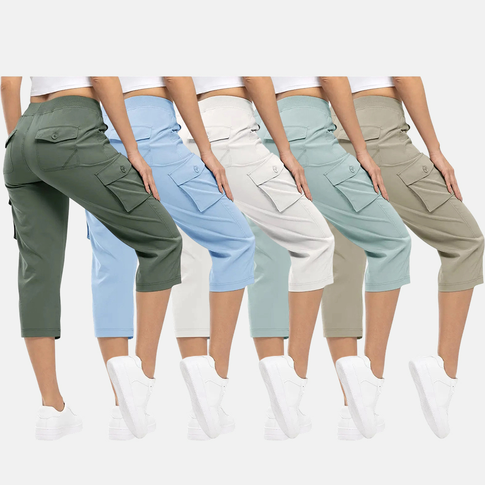 Women’s Lightweight Quick-Dry Capri Cargo Pants