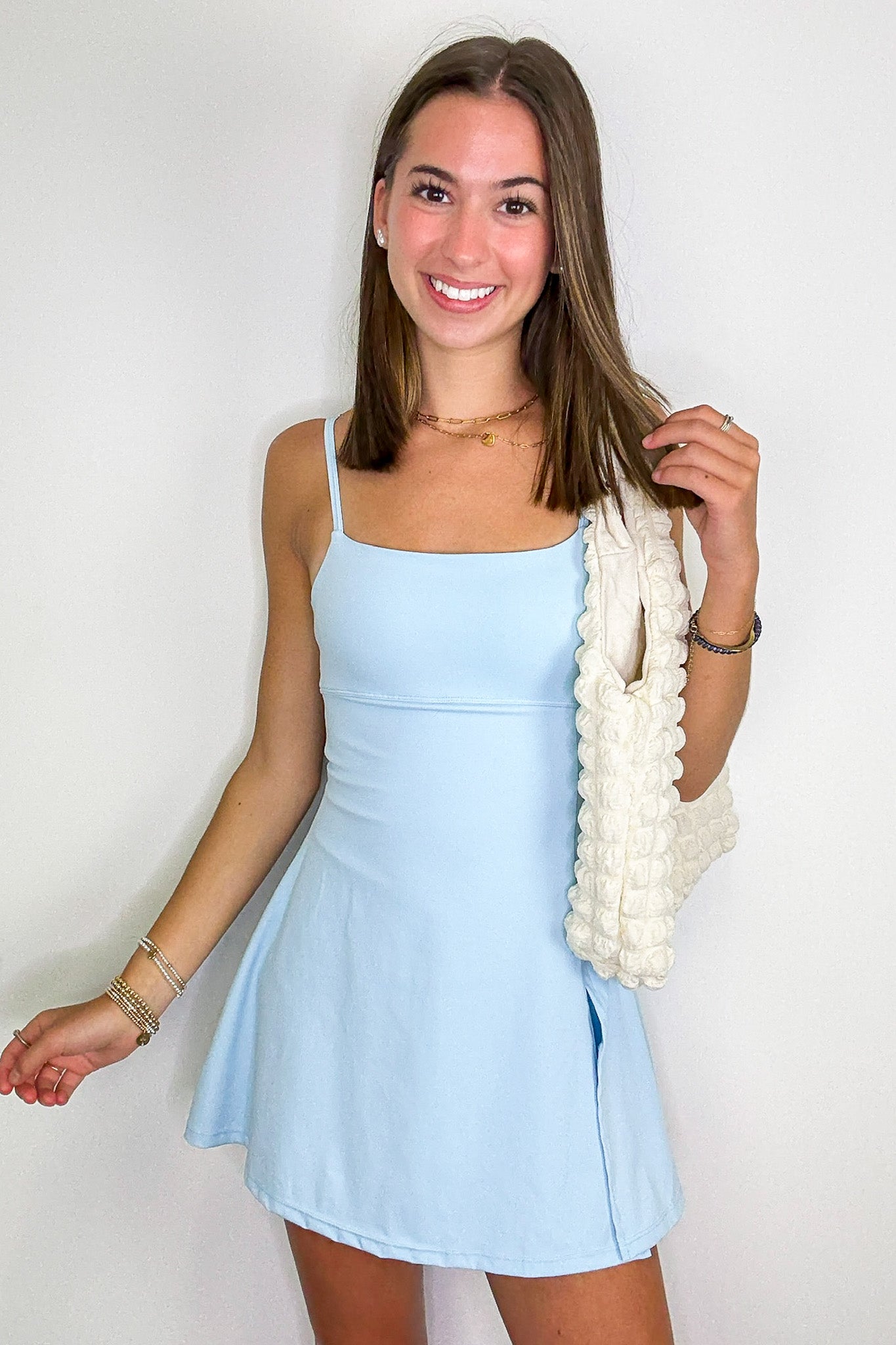 A-Line Mini Active Romper Dress