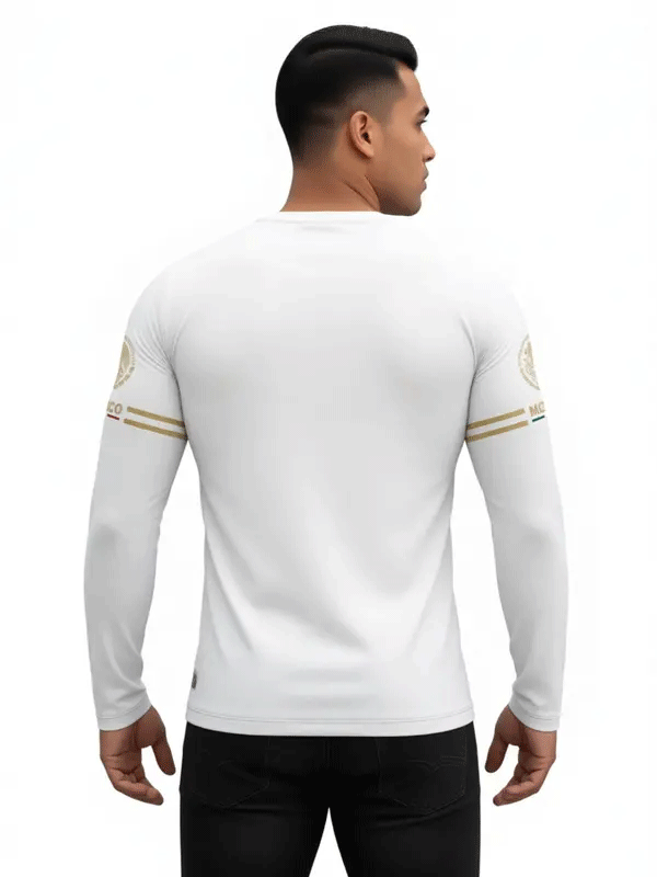 Men’s Printed Long Sleeve Performance Tee