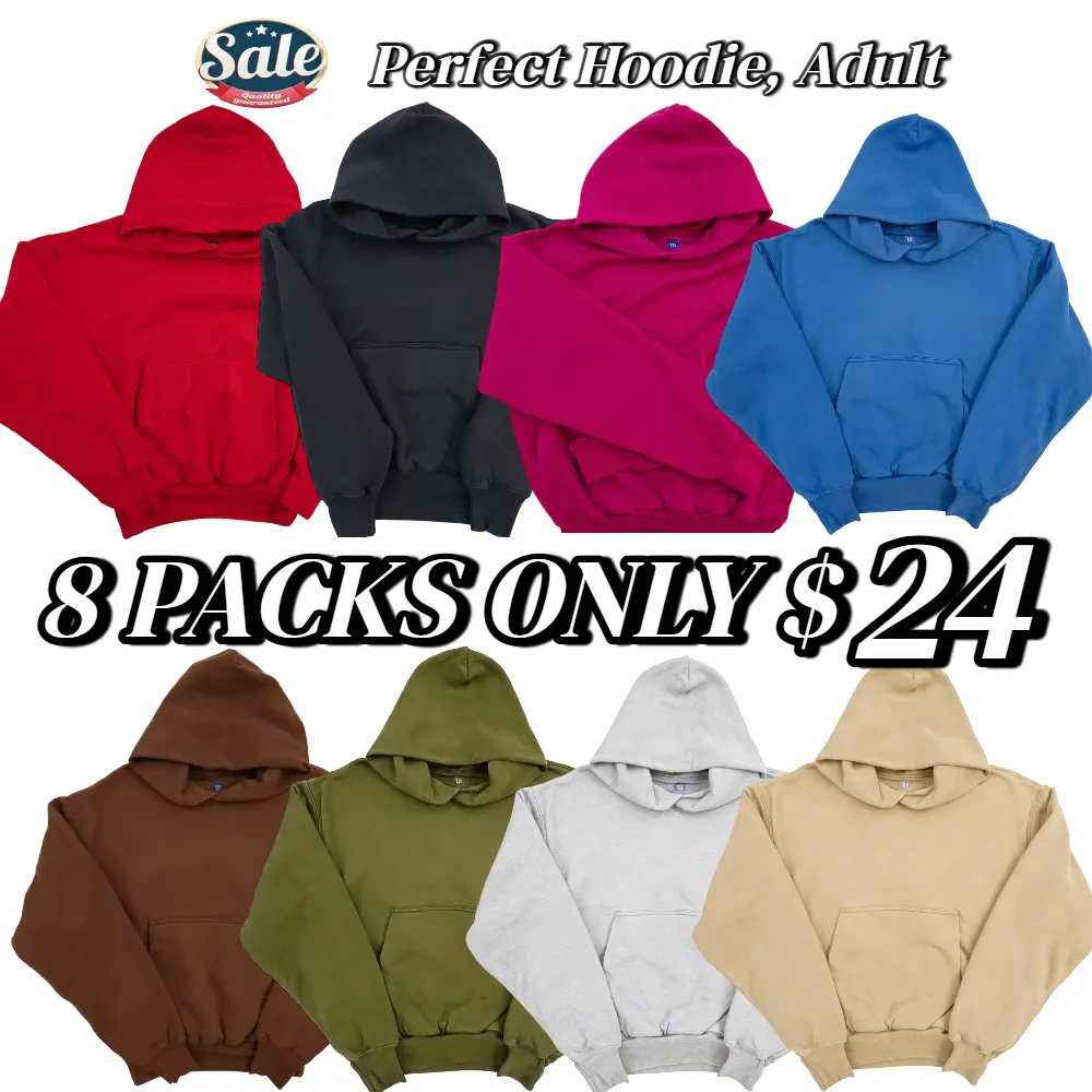 Adult Double Layer Cropped Perfect Hoodie