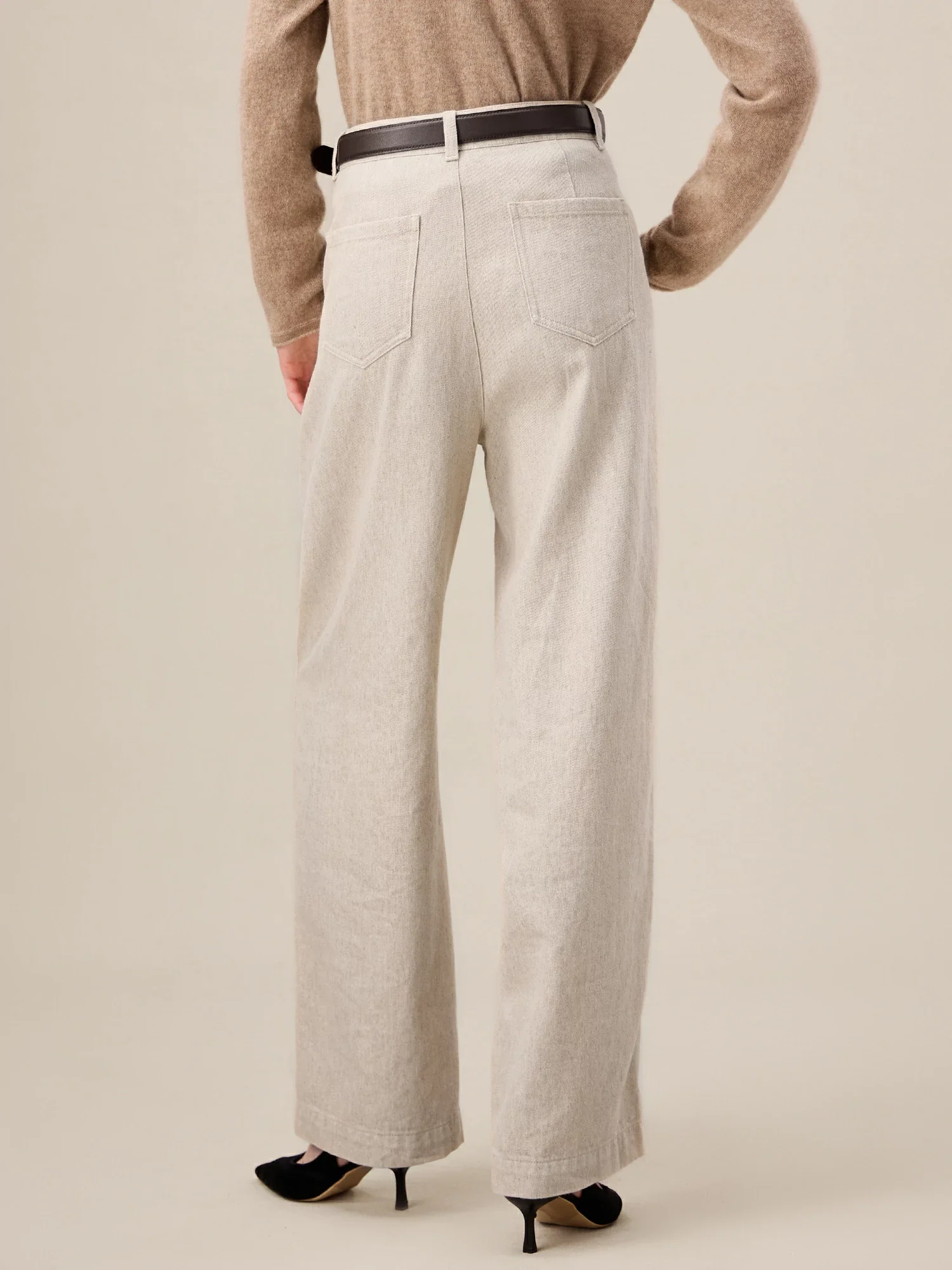 Women's Cotton & Linen Straight Pants
