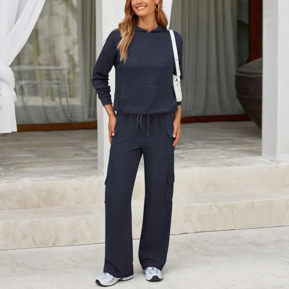Women's two-piece knitted suit