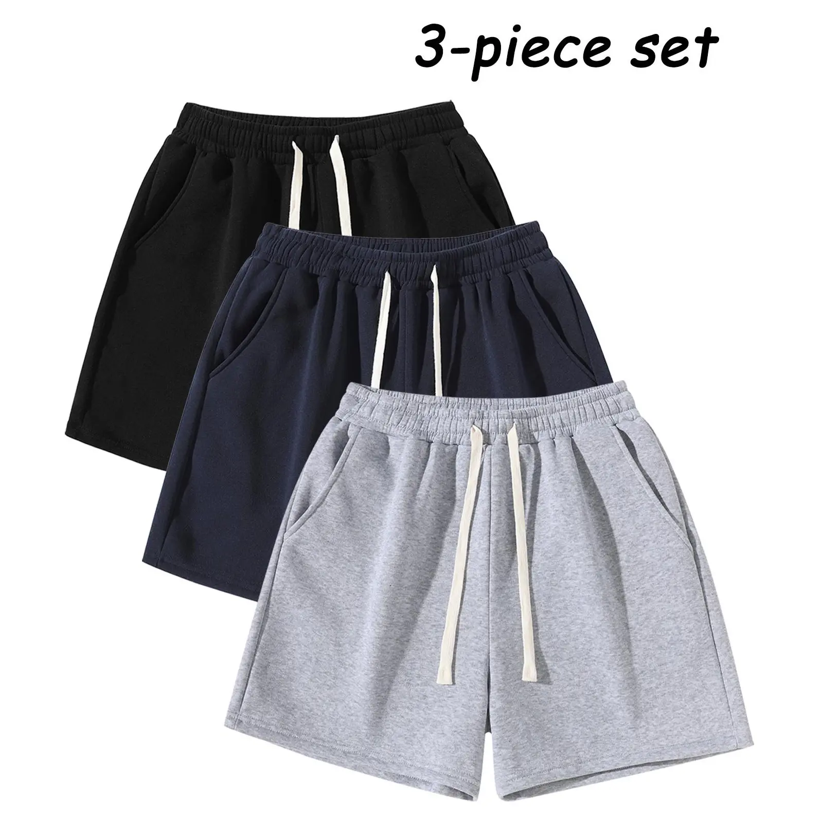 Casual Fashion Sports Commuter Versatile Loose Solid Color Shorts Fitness Summer Bottoms SpringStatements