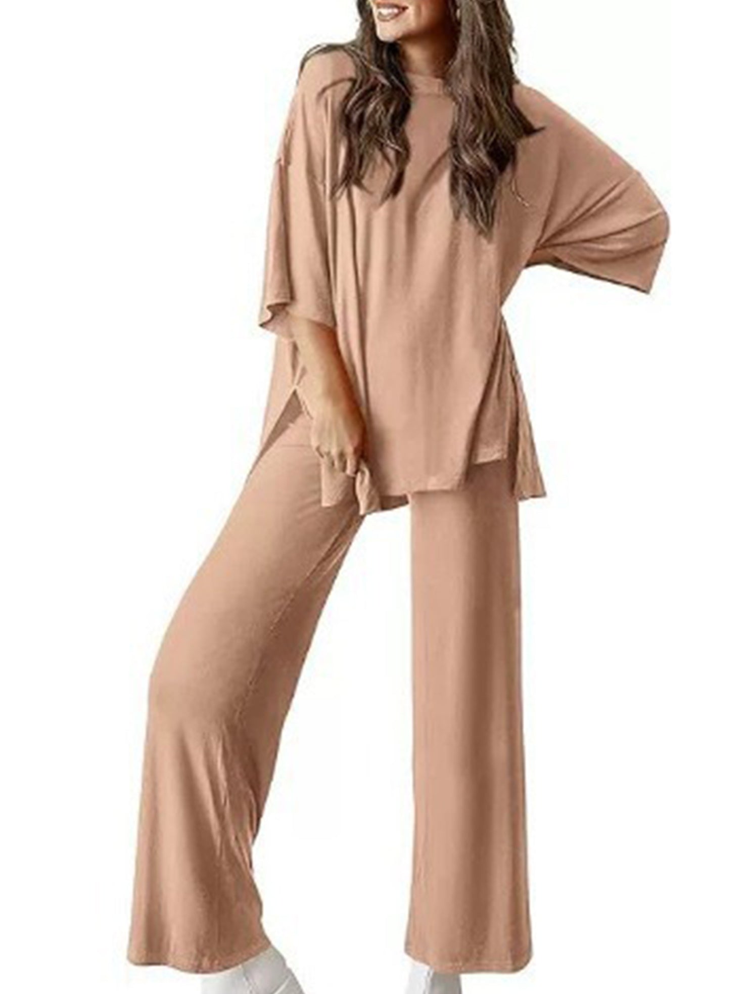 Loose Fit Casual Two Piece Set_CWSTB01013