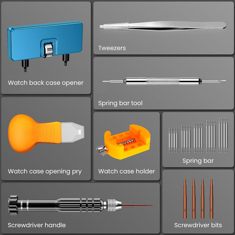 🕰️ 50% OFF! 🔧 Professional Watch Repair Tool Kit – 13-in-1, Precision Tools & Perfect for Watch & Eyeglass Repair 🛠️