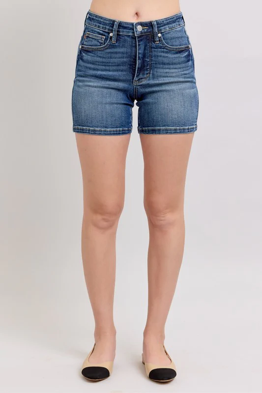 High Waist Denim Shorts
