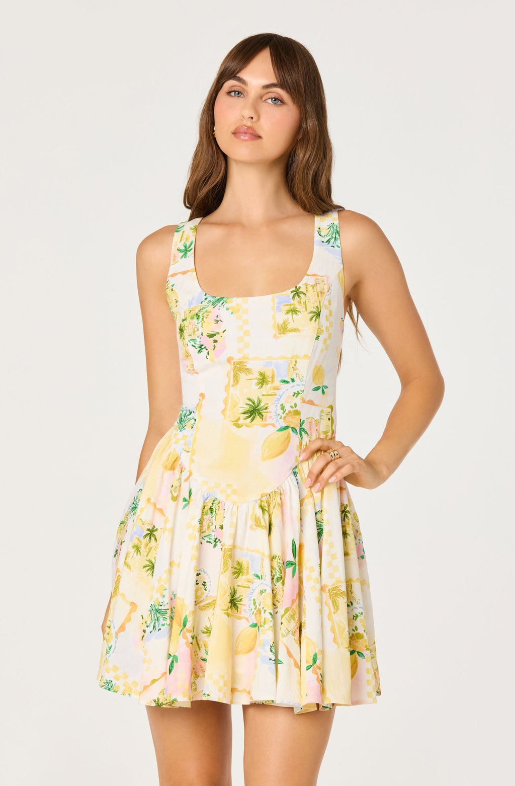 Reina Dress in Lemon Paradise