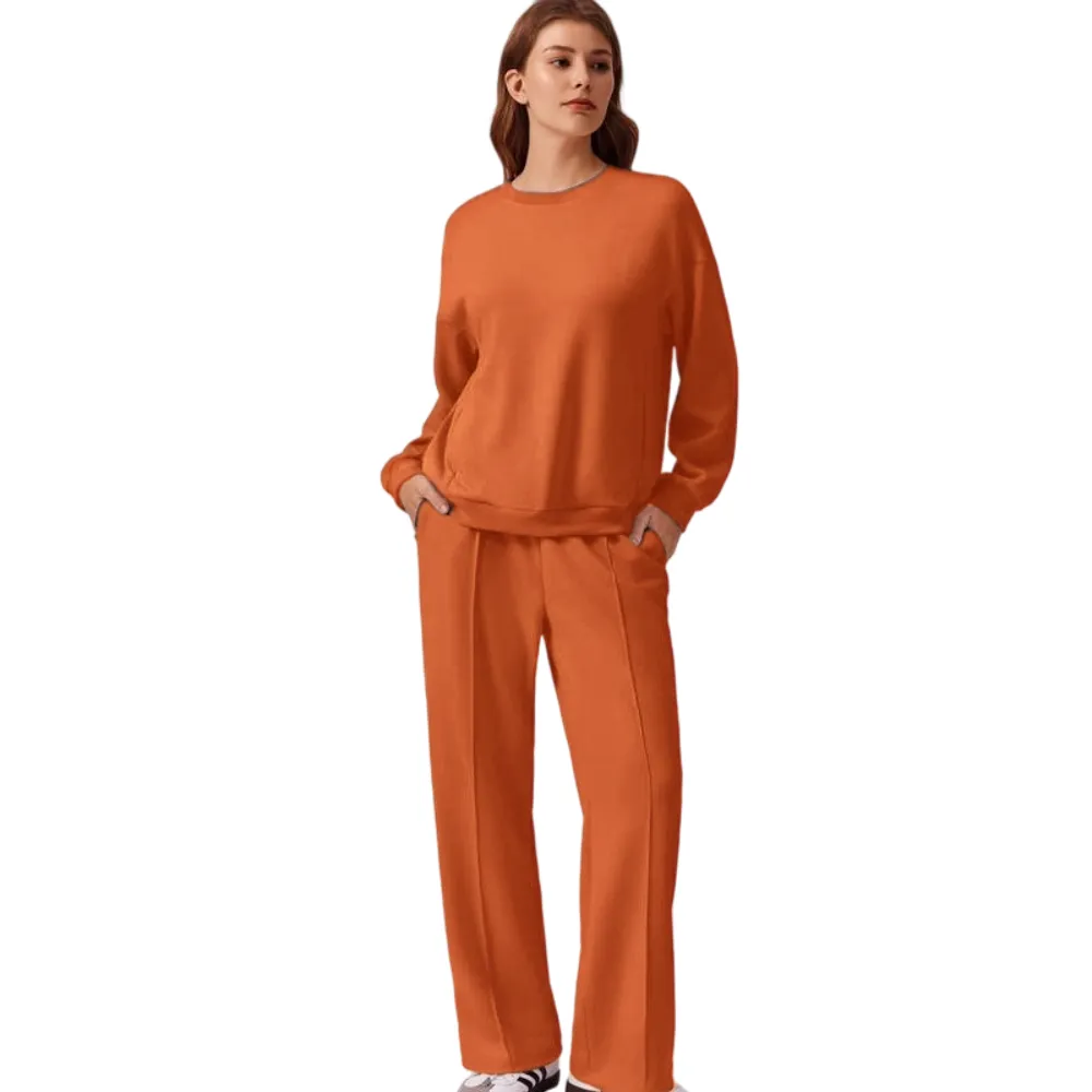 🔥Women's Casual Two-Piece Long-Sleeve Sweatshirt Set🔥