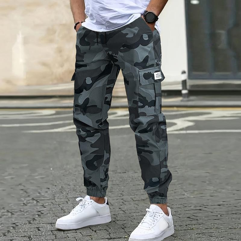 Men's Multi - Pocket Streetwear Cargo Pants - Rugged Durable Construction