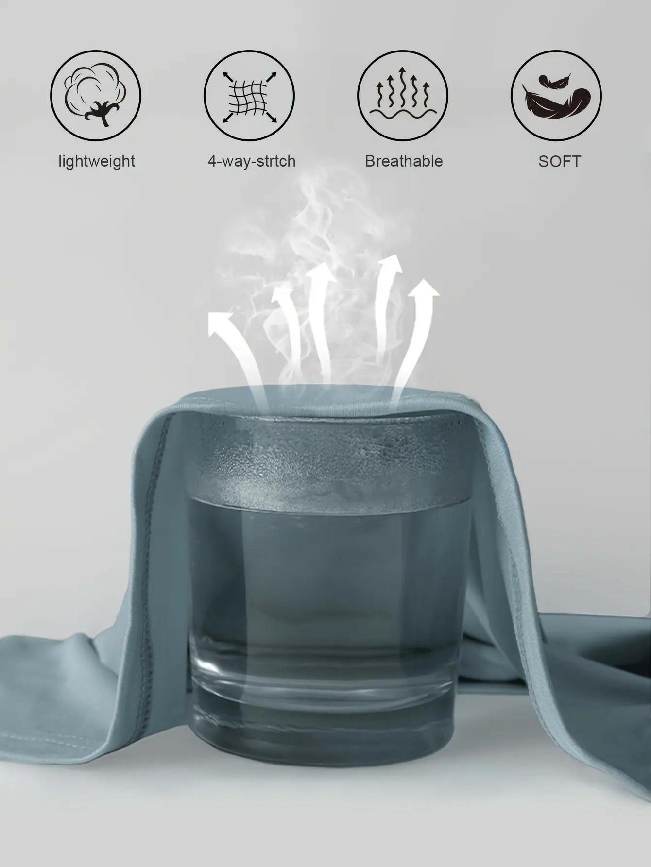 Men's UPF Performance Hoodie Shirt with Face Cover – Long Sleeve Sun Protection Tops