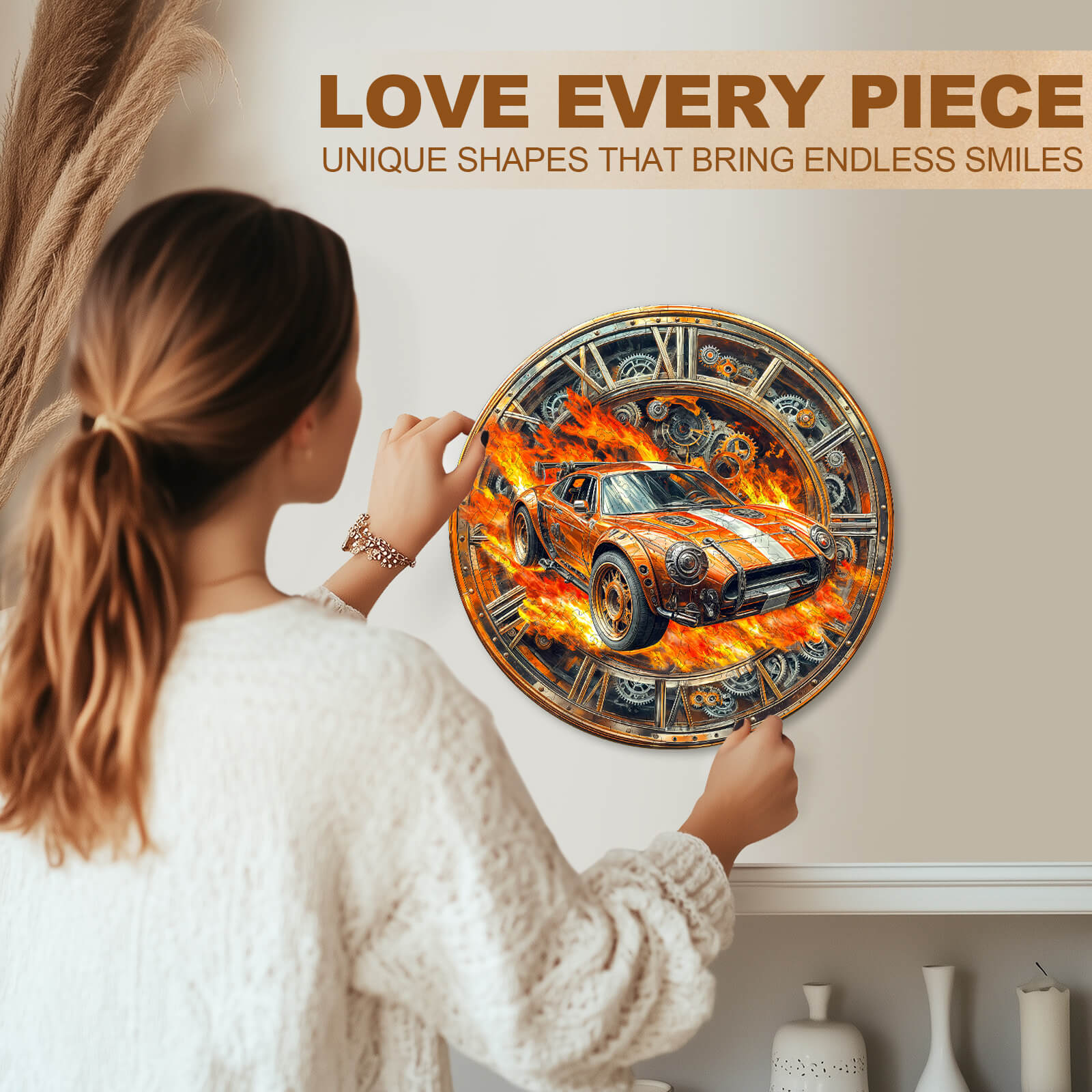 Blazing Speed Wooden Jigsaw Puzzle