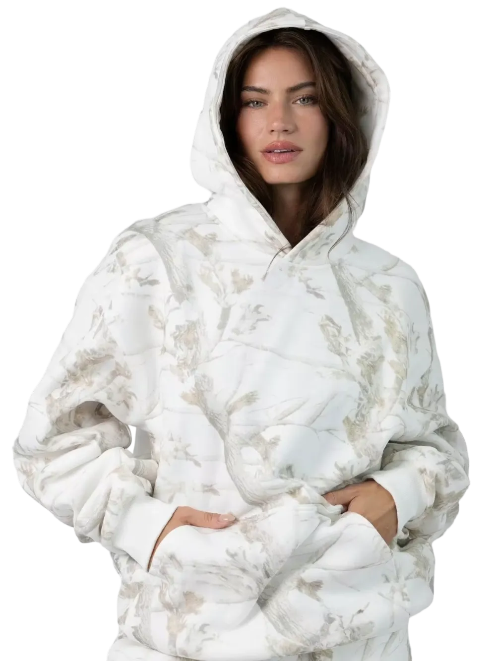 Camouflage unisex hoodie