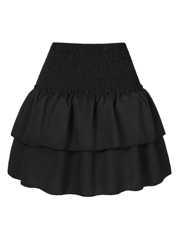 Skirt Pleated Skirt Ruffled Printed Skirt Able Floral Short Skirt