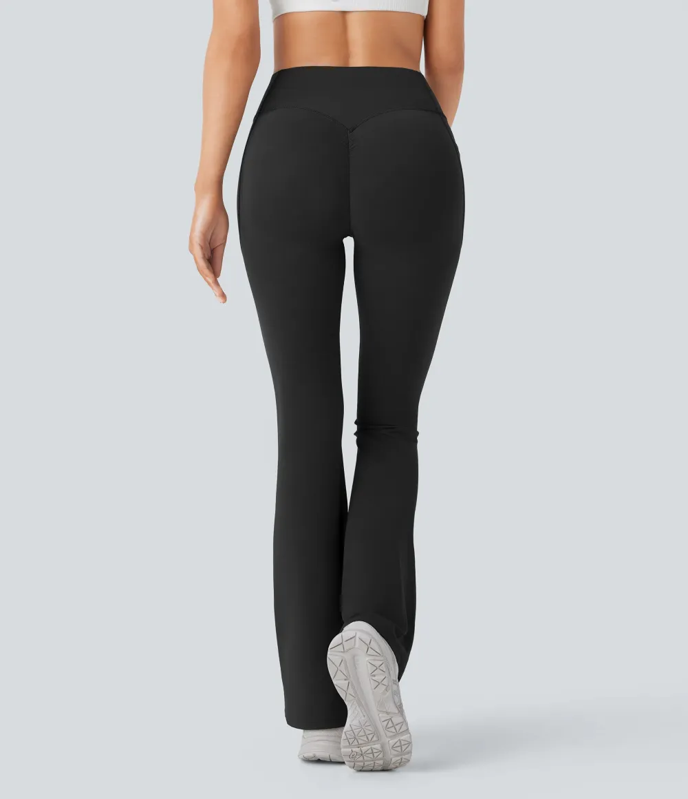Cinched Butt-Lifting Tummy Control Yoga Leggings