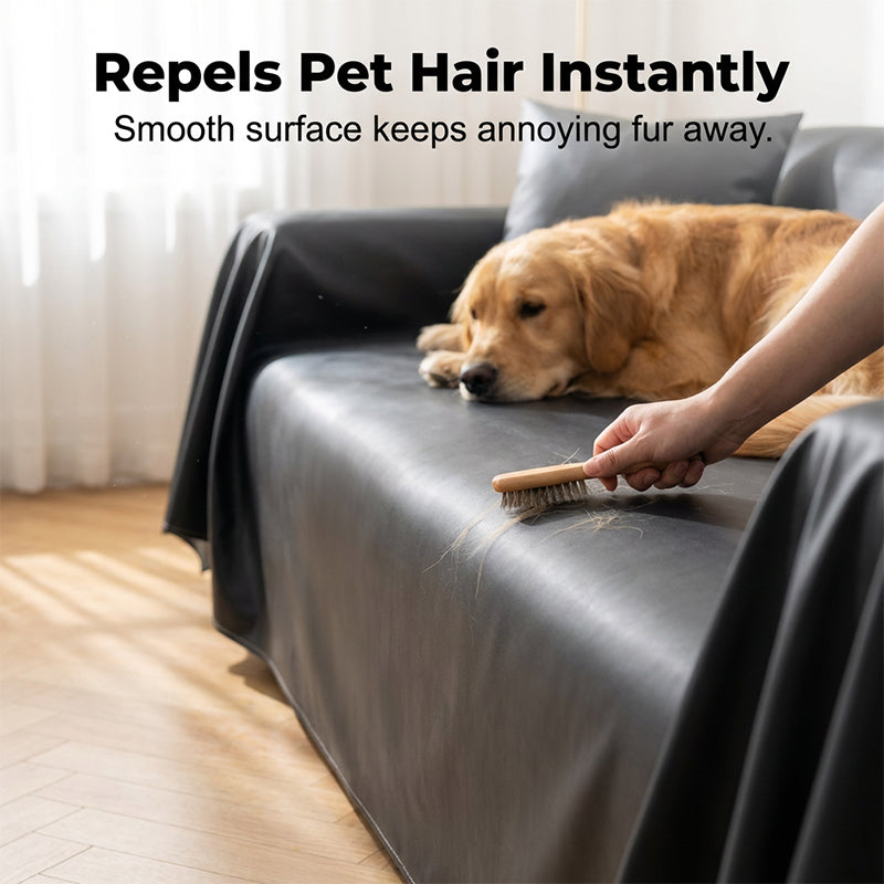Faux Leather Non-Slip Sofa Cover