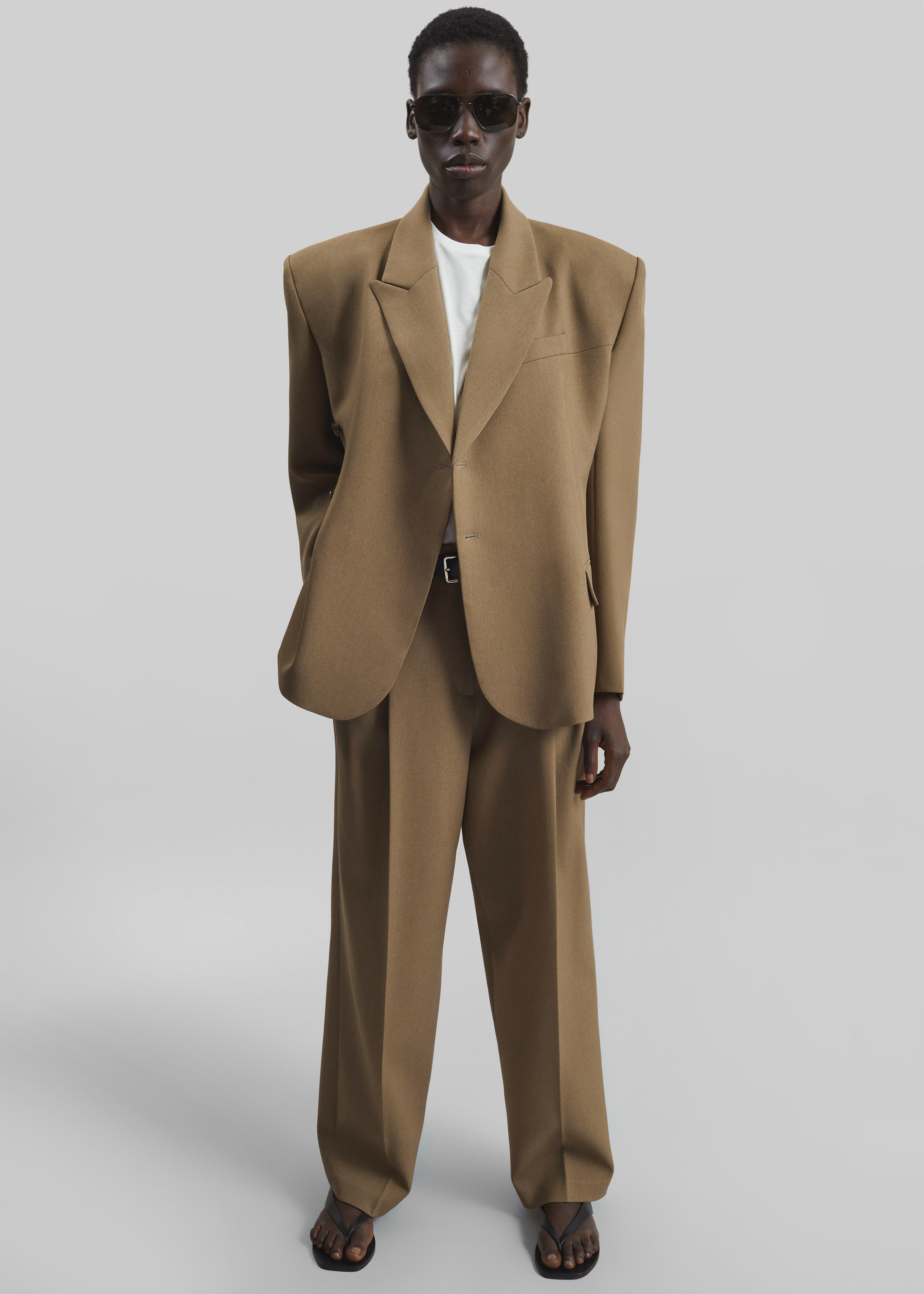 Blerick Belted Trousers - Camel