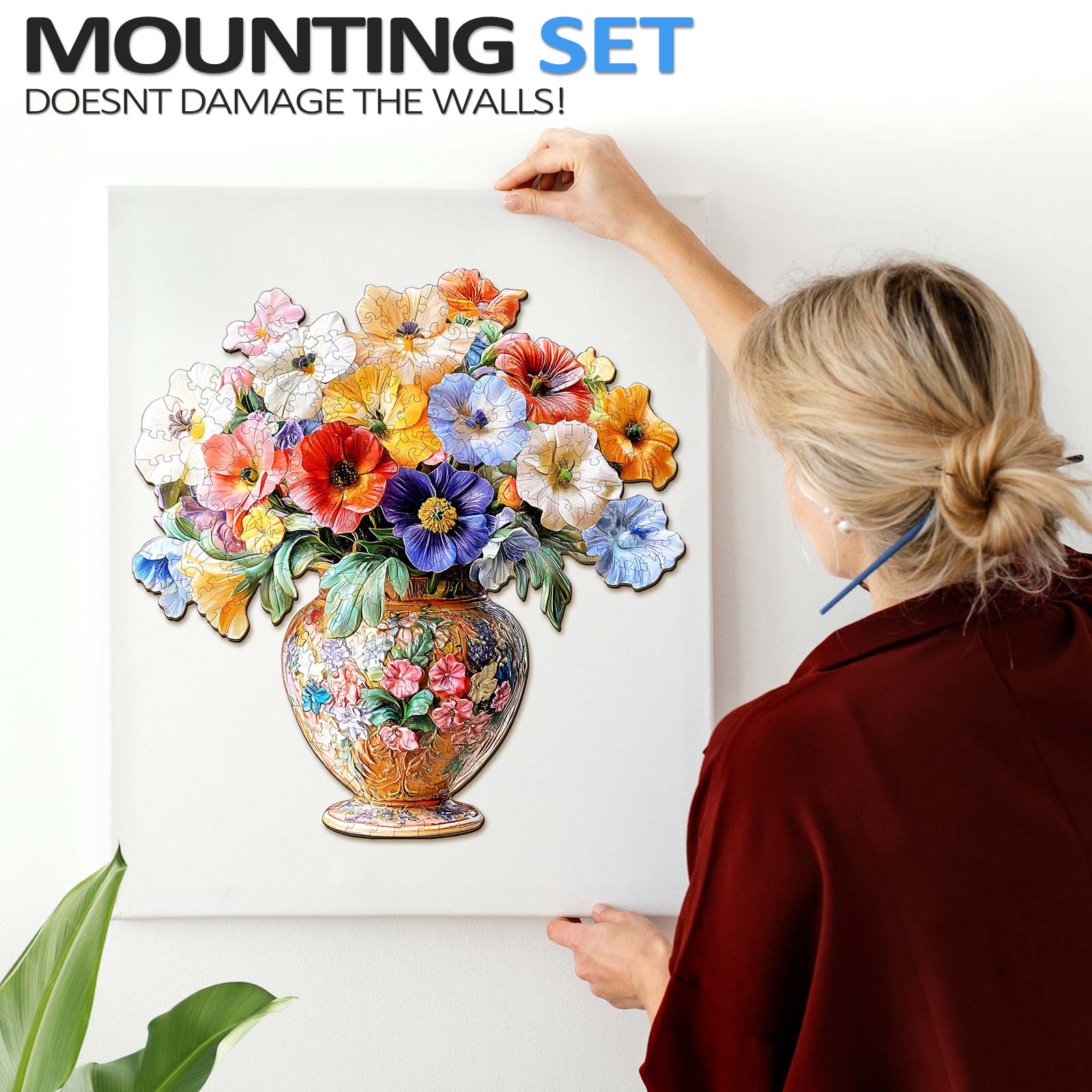 Vintage Flower Jigsaw Puzzle