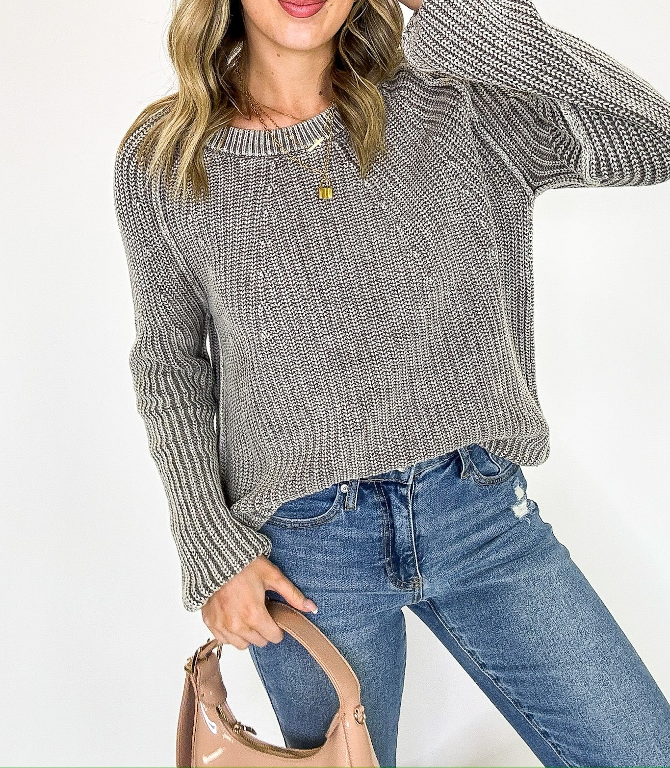 Fireside Stone Washed Round Neck Sweater