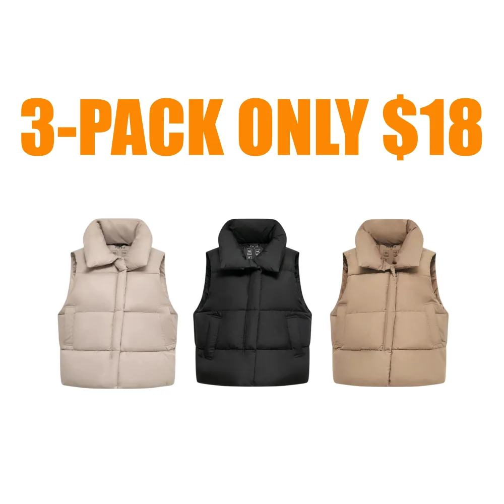 Women Warmer Oversized Puffer Gilet