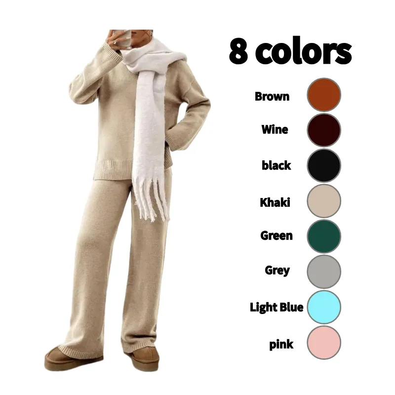 Casual, stylish, and comfortable knitted set