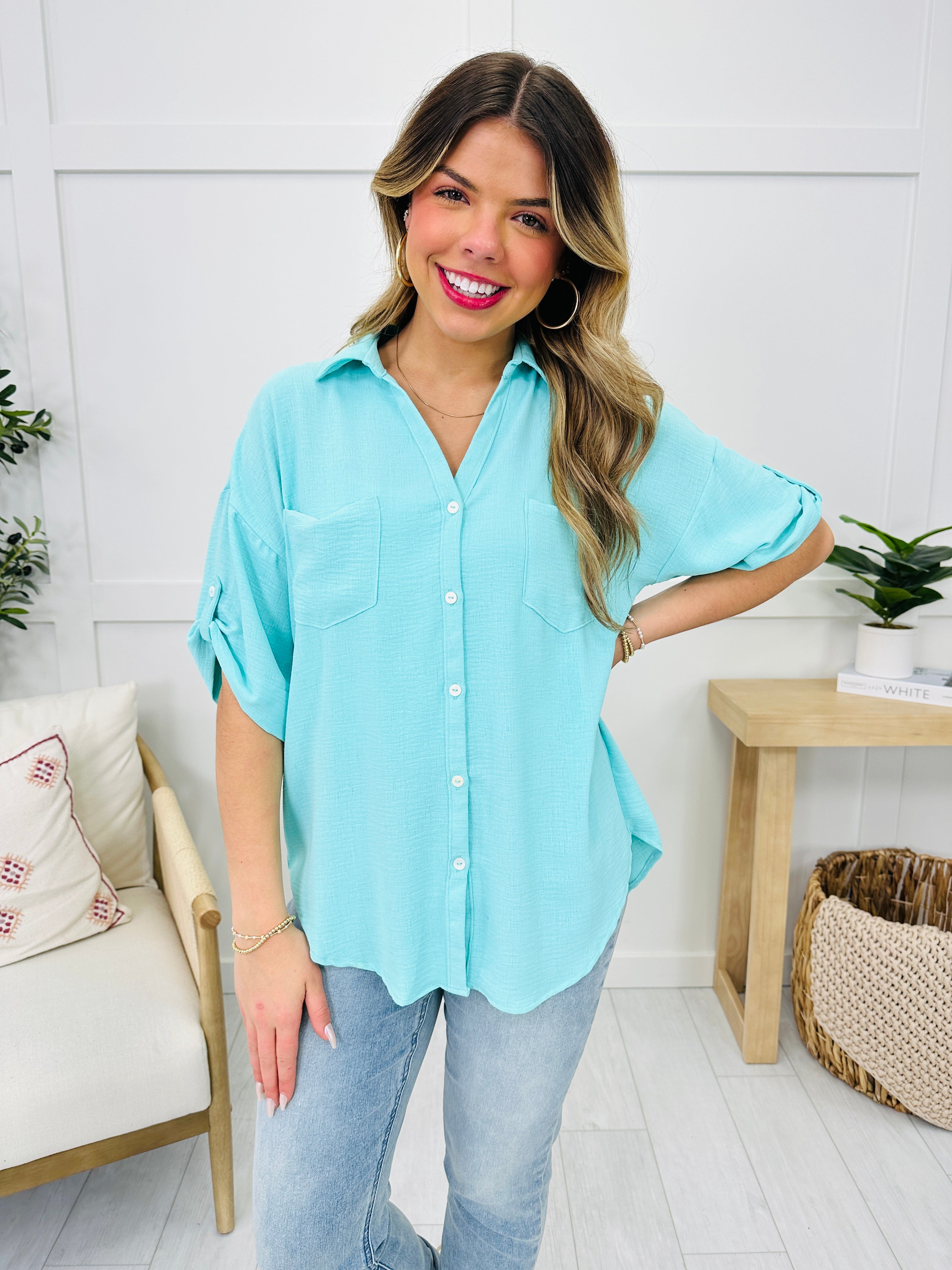 The Perfect Pocket Top- Multiple Colors!