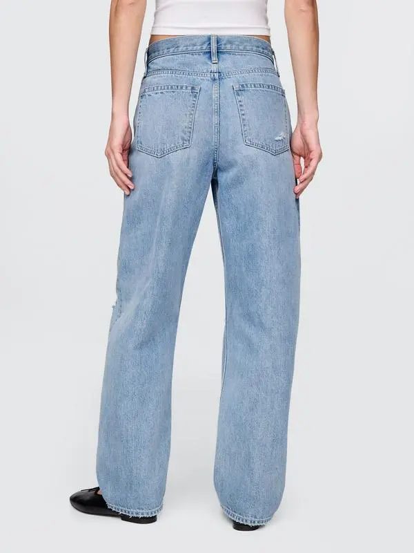 Women's High Rise Barrel Jeans