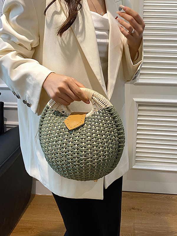 Geometric Woven Handbags