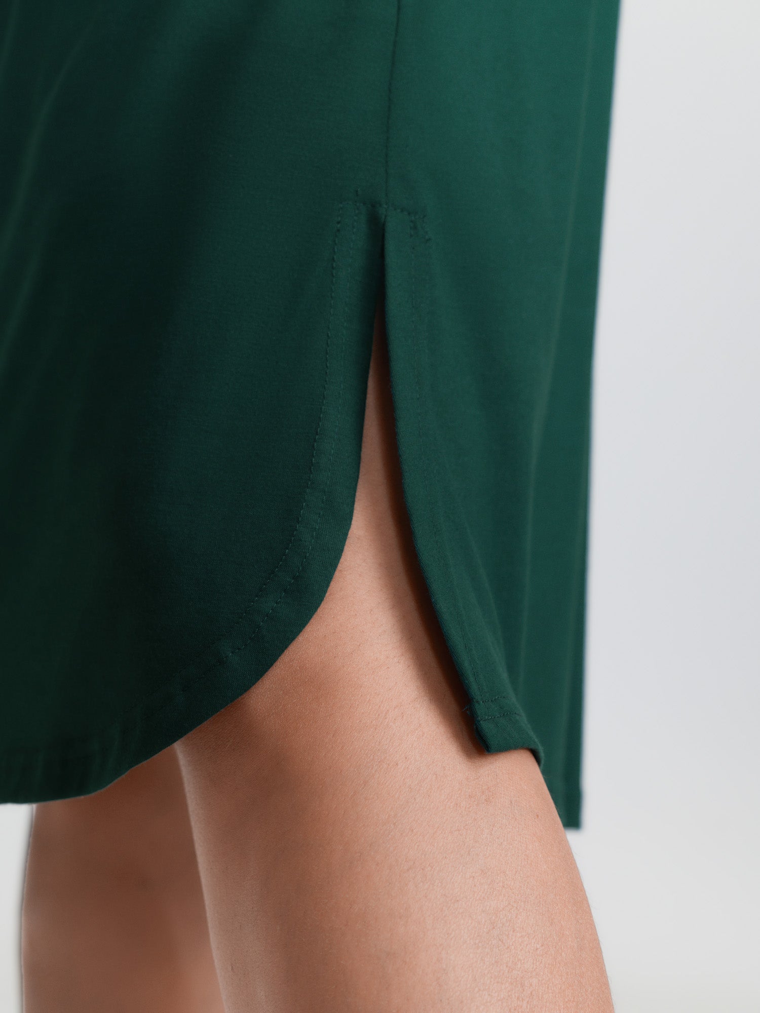 Drawstring Waist Side Slit Cami Mini Dress