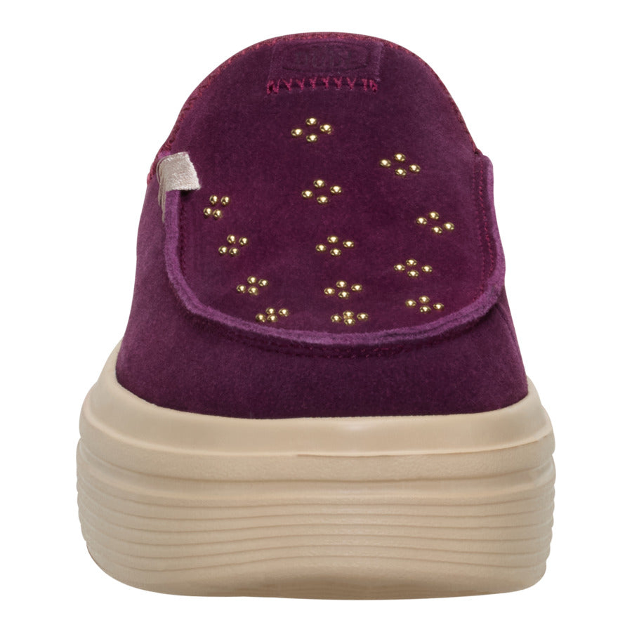 Austin Lift Suede Stud - Fig Purple