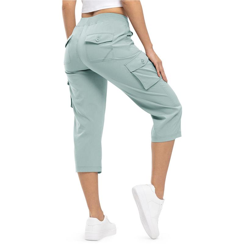 Women’s Lightweight Quick-Dry Capri Cargo Pants