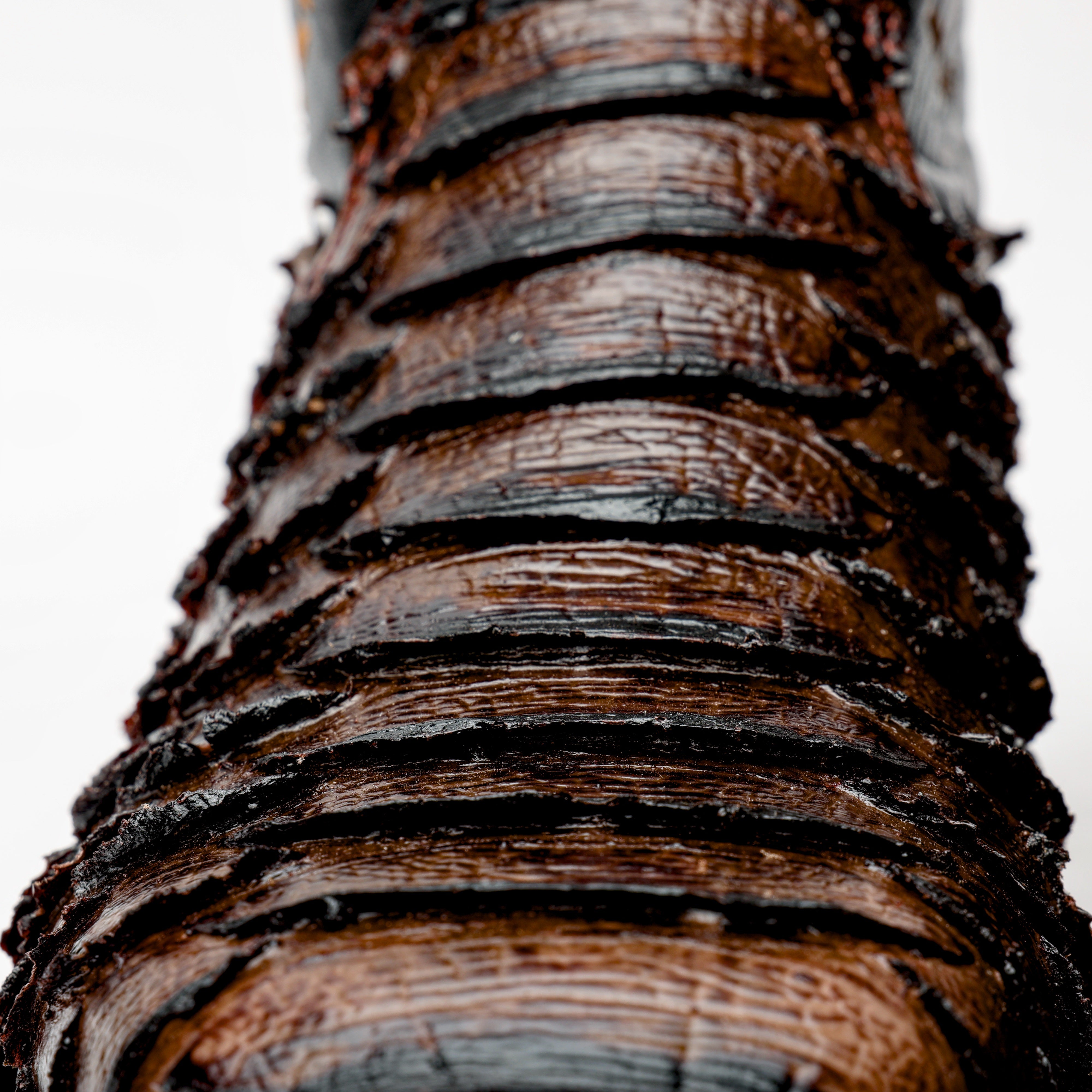 Brown Jumbo Python Leather Boots - Square Toe