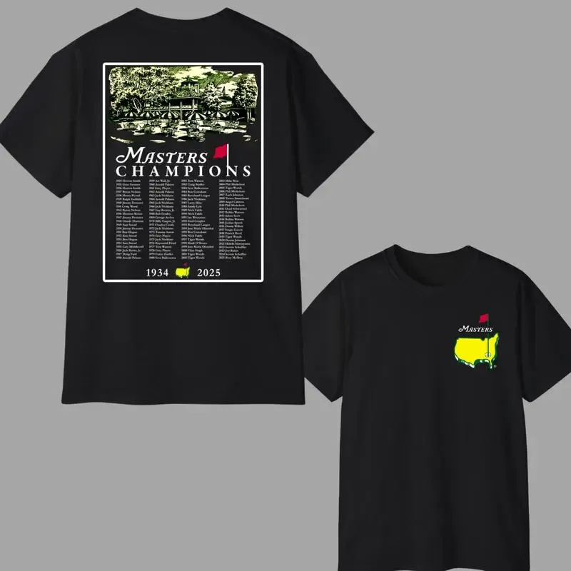 2025 Masters Tournament Augusta 91 Years Shirt, Golf Tournament T-Shirt, Masters Golf T-Shirt, The Masters Golf Cup Tee For Men
