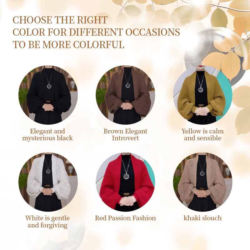 🔥2025 New Fashion🔥Hollow Out Knitted Shawl Coat