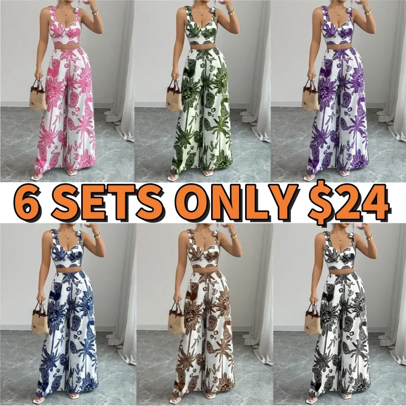 Slim Boho Bohemian Two-piece Set (Just $4 a set!)
