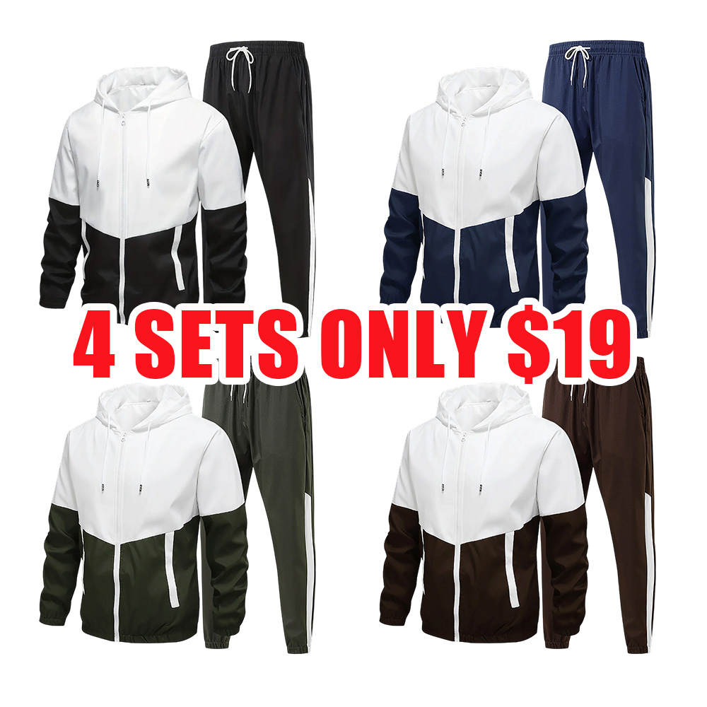 Unisex Casual Sports Hoodie Set – Spring & Autumn