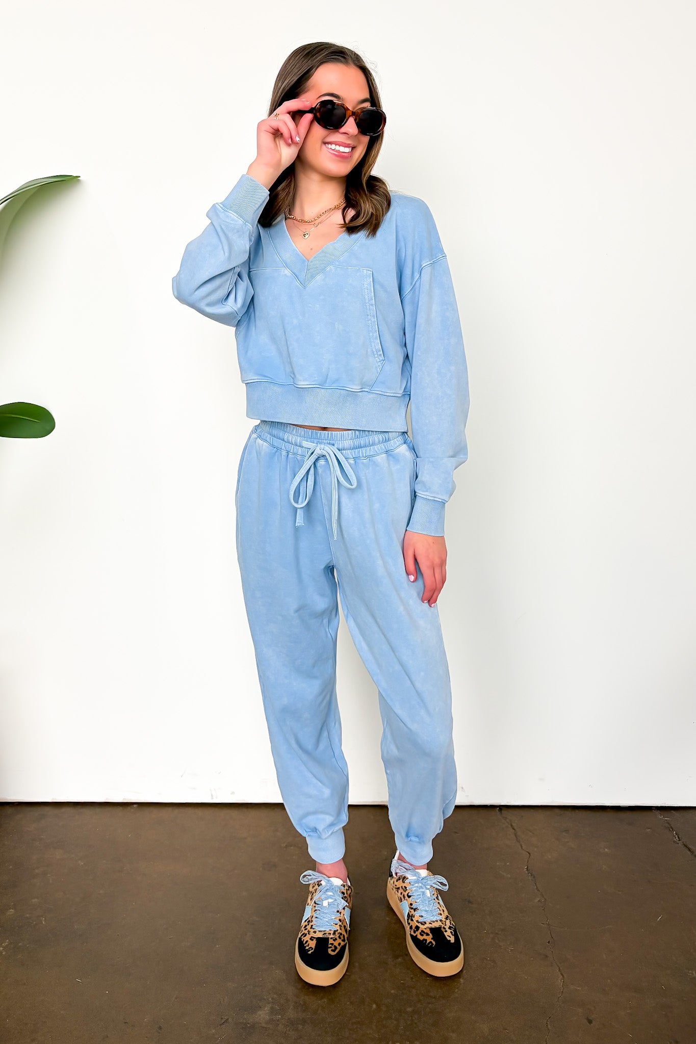 Mineral Washed Jogger Pants